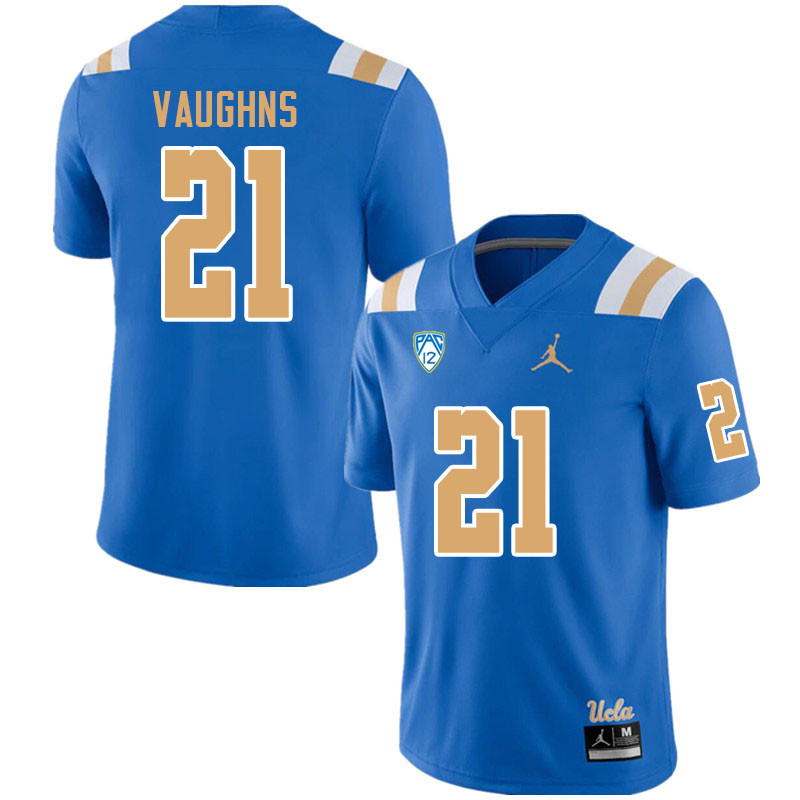 Jordan Brand Men-Youth #21 JonJon Vaughns UCLA Bruins College Football Jerseys Sale-Blue